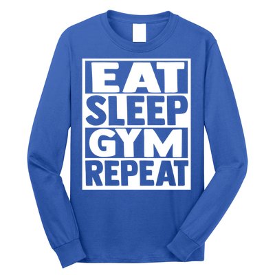 Eat Sleep Gym Repeat Fitness Fitness Motivation Weight Meaningful Gift Long Sleeve Shirt