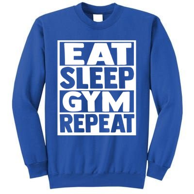 Eat Sleep Gym Repeat Fitness Fitness Motivation Weight Meaningful Gift Tall Sweatshirt