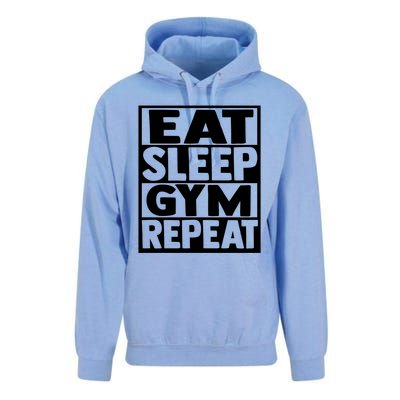 Eat Sleep Gym Repeat Fitness Fitness Motivation Weight Meaningful Gift Unisex Surf Hoodie