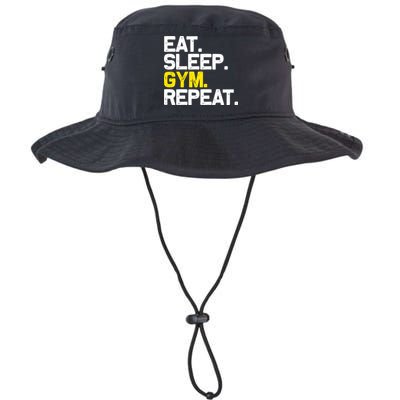 Eat Sleep Gym Repeat Gym Motivation Gift Bucket Hat