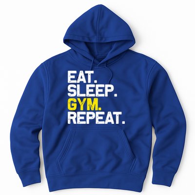 Eat Sleep Gym Repeat Gym Motivation Gift Hoodie