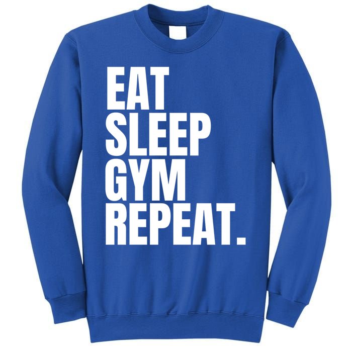 Eat Sleep Gym Repeat Gym Goer Sports Player Tee Cute Gift Sweatshirt