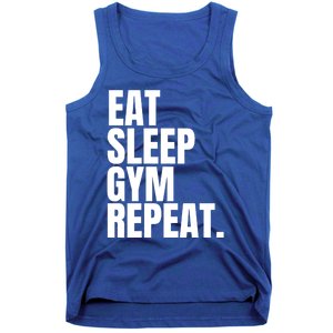 Eat Sleep Gym Repeat Gym Goer Sports Player Tee Cute Gift Tank Top