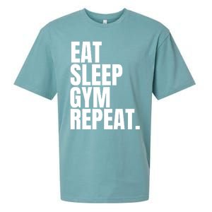 Eat Sleep Gym Repeat Gym Goer Sports Player Tee Cute Gift Sueded Cloud Jersey T-Shirt