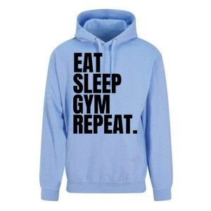 Eat Sleep Gym Repeat Gym Goer Sports Player Tee Cute Gift Unisex Surf Hoodie