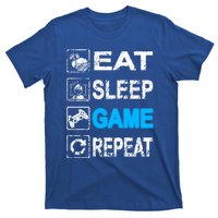 Eat Sleep Game Repeat Vintage Grunge Design Gift T-Shirt