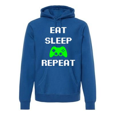 Eat Sleep Game Repeat / Video Game Gift Premium Hoodie