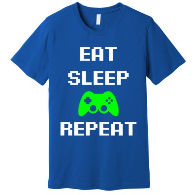 Eat Sleep Game Repeat / Video Game Gift Premium T-Shirt