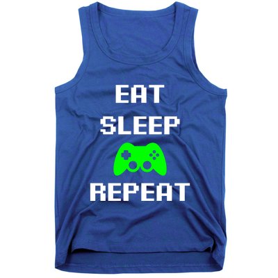 Eat Sleep Game Repeat / Video Game Gift Tank Top