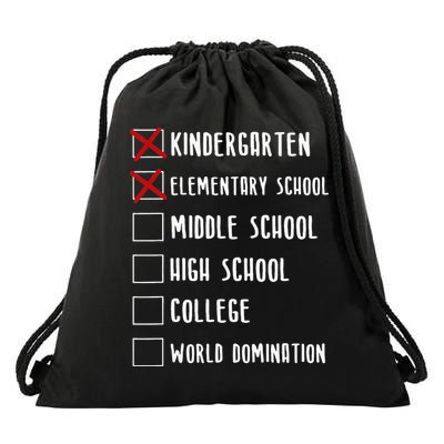 Elementary School Graduation Middle School Drawstring Bag