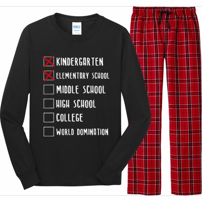 Elementary School Graduation Middle School Long Sleeve Pajama Set