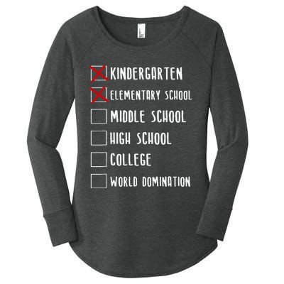 Elementary School Graduation Middle School Women's Perfect Tri Tunic Long Sleeve Shirt