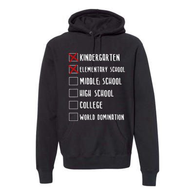 Elementary School Graduation Middle School Premium Hoodie