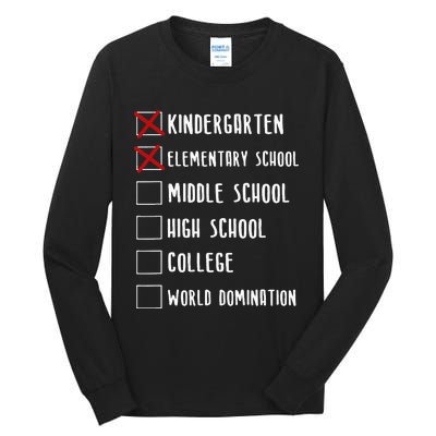 Elementary School Graduation Middle School Tall Long Sleeve T-Shirt