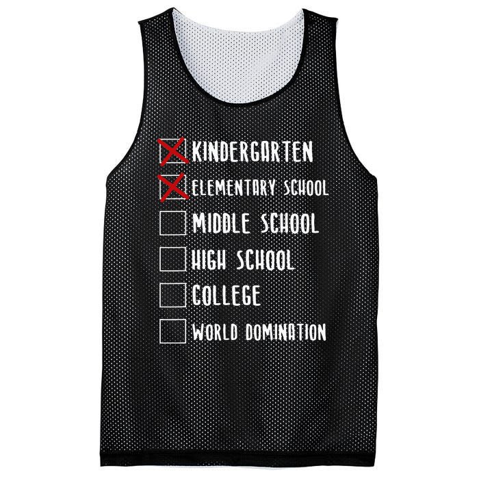 Elementary School Graduation Middle School Mesh Reversible Basketball Jersey Tank