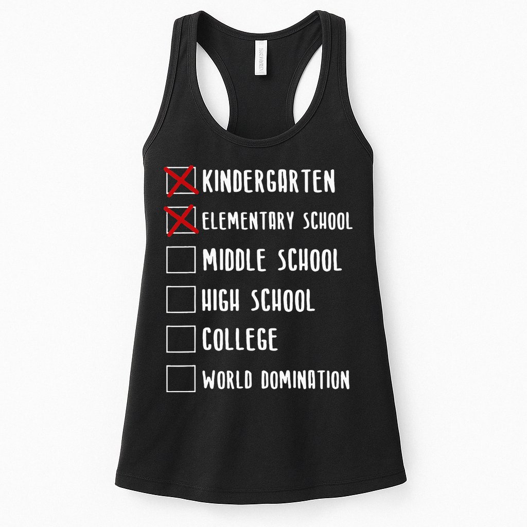 Elementary School Graduation Middle School Womens Tank Top