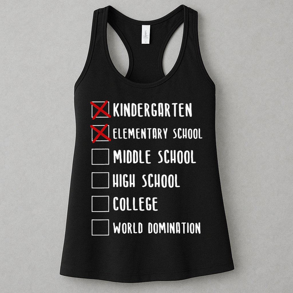 Elementary School Graduation Middle School Womens Tank Top