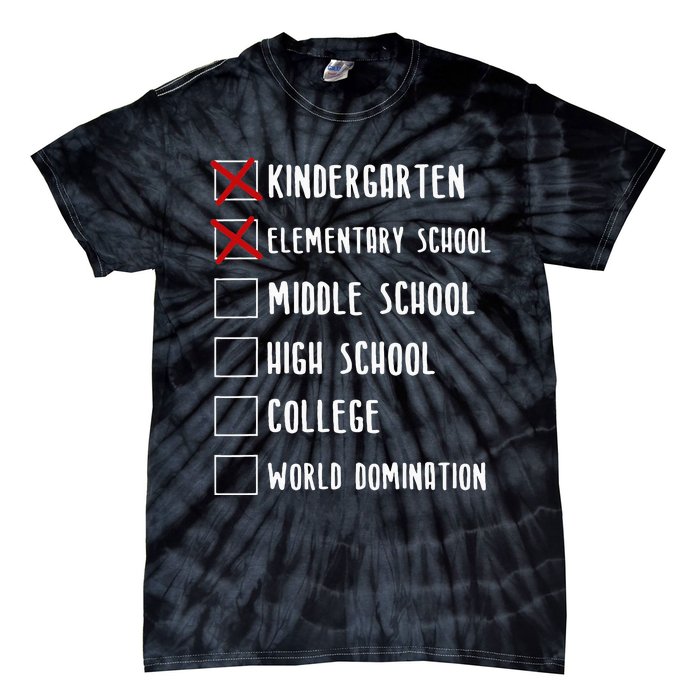 Elementary School Graduation Middle School Tie-Dye T-Shirt