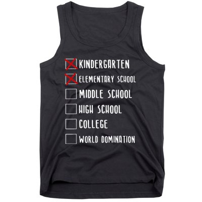 Elementary School Graduation Middle School Tank Top