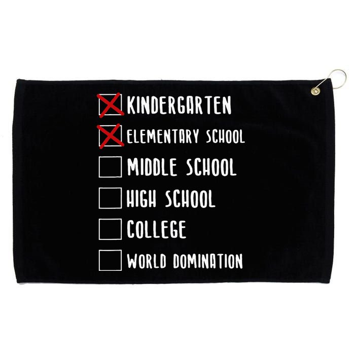 Elementary School Graduation Middle School Grommeted Golf Towel