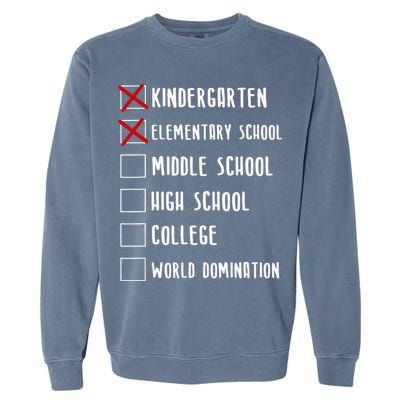 Elementary School Graduation Middle School Garment-Dyed Sweatshirt