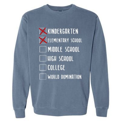 Elementary School Graduation Middle School Garment-Dyed Sweatshirt