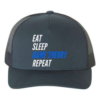 Eat Sleep Game Theory Repeat Gift Yupoong Adult 5-Panel Trucker Hat