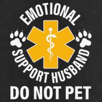 Emotional Support Husband Do Not Pet Adult Drive Performance Visor