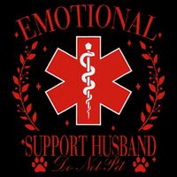 Emotional Support Husband Do Not Pet 16 in Basic Backpack
