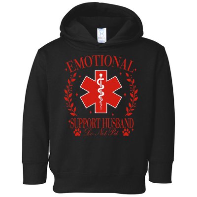 Emotional Support Husband Do Not Pet Toddler Hoodie