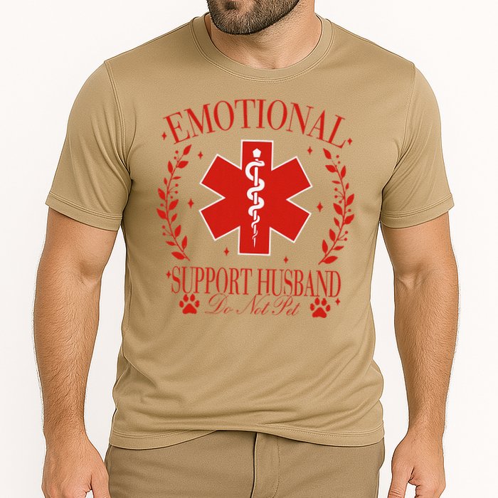 Emotional Support Husband Do Not Pet Performance Shirt