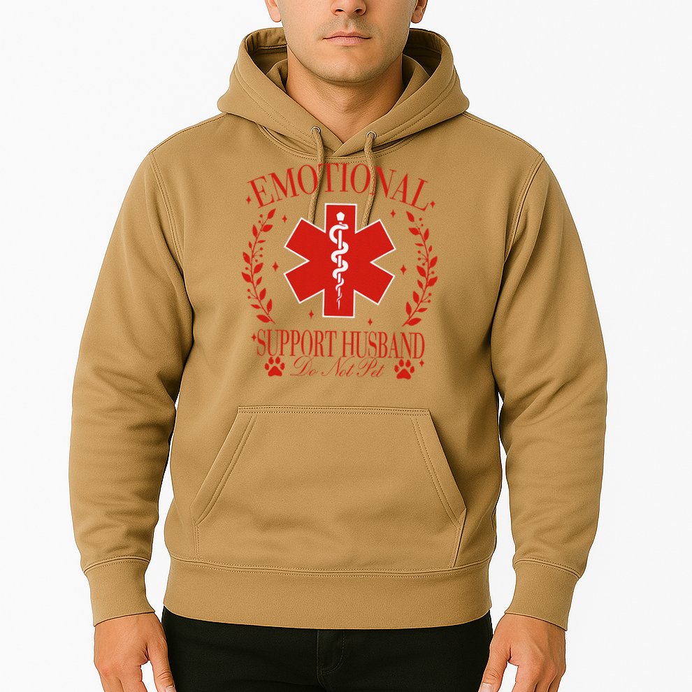 Emotional Support Husband Do Not Pet Hoodie