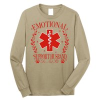 Emotional Support Husband Do Not Pet Long Sleeve Shirt