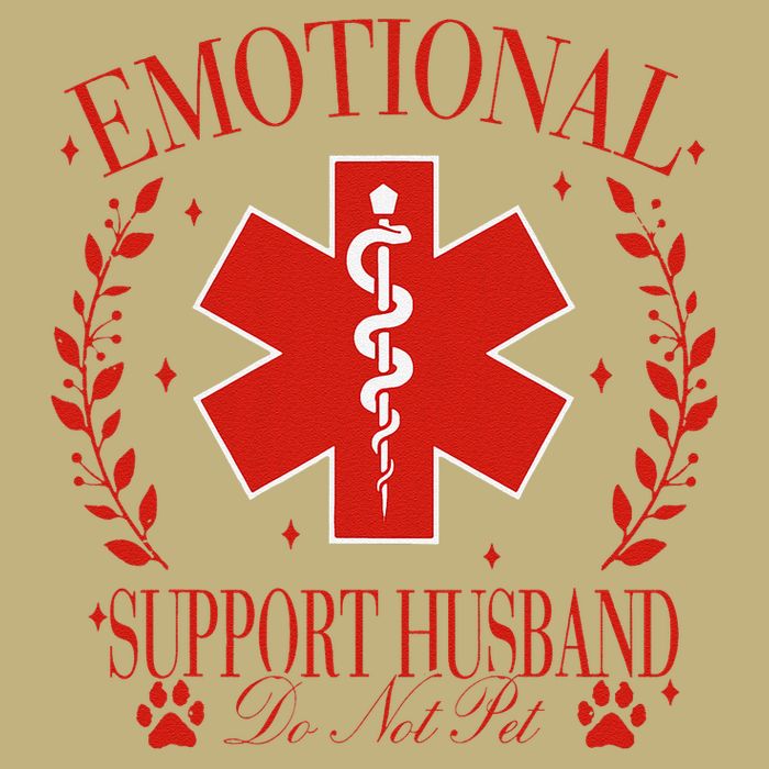 Emotional Support Husband Do Not Pet Long Sleeve Shirt