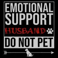 Emotional Support Husband Do Not Pet Sustainable Bucket Hat