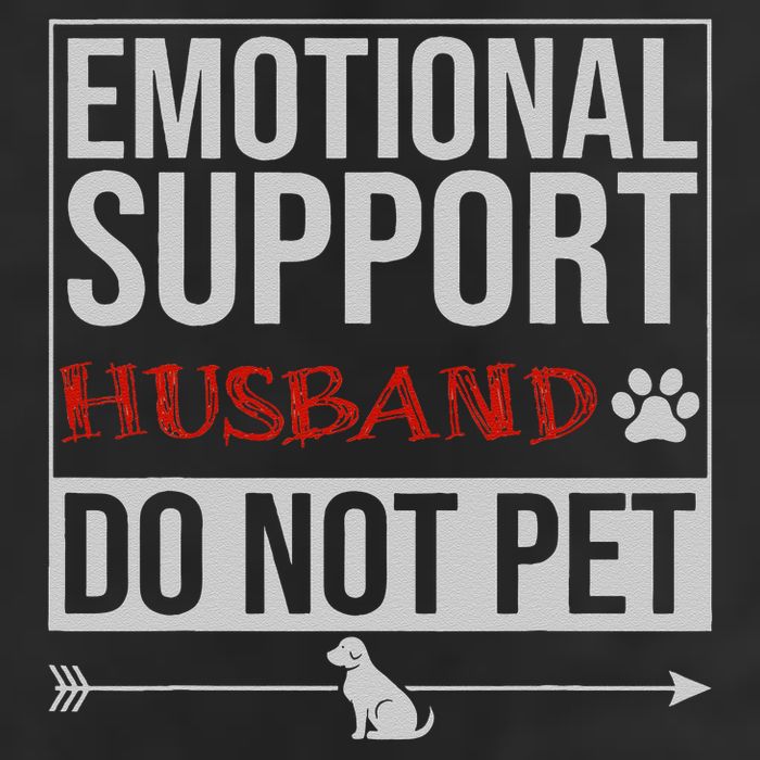 Emotional Support Husband Do Not Pet 11oz C Handle Ceramic Mug