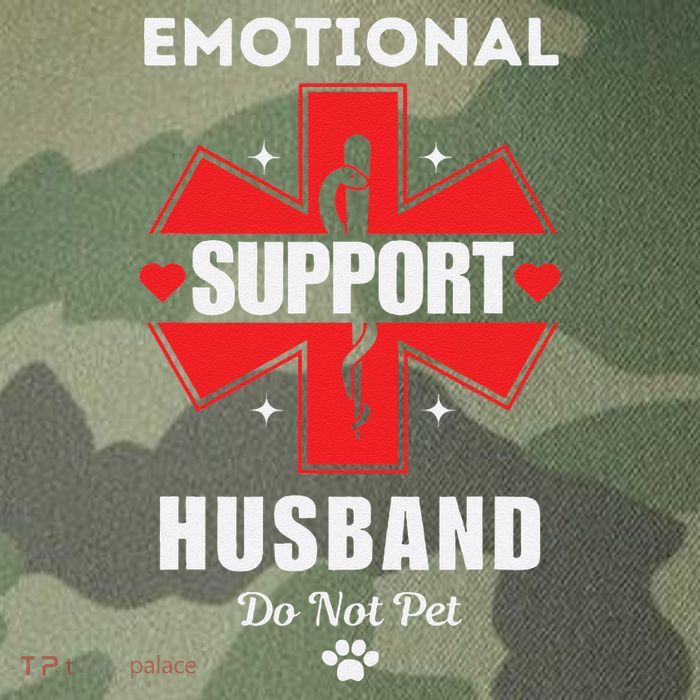 Emotional Support Husband Do Not Pet Legacy Tie Dye Trucker Hat