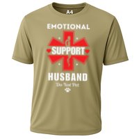 Emotional Support Husband Do Not Pet Cooling Performance Crew T-Shirt