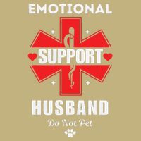 Emotional Support Husband Do Not Pet Cooling Performance Crew T-Shirt