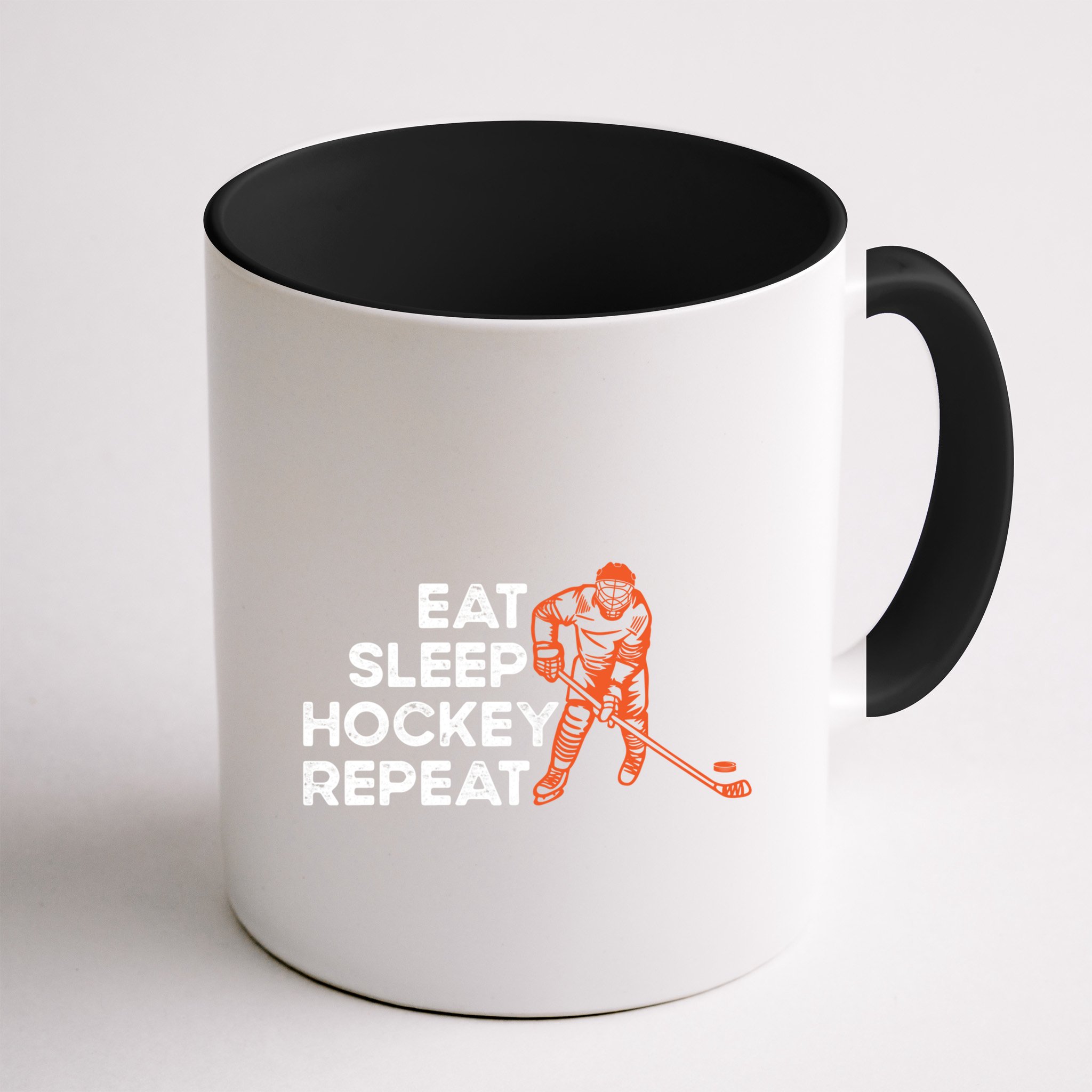 Eat Sleep Hockey Repeat Ice Hockey Lovers Players Funny Gift Mug
