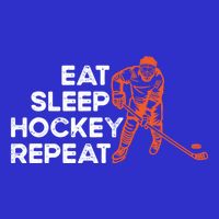 Eat Sleep Hockey Repeat Ice Hockey Lovers Players Funny Gift Tall T-Shirt