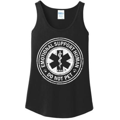 Emotional Support Human Do Not Pet Ladies Essential Tank