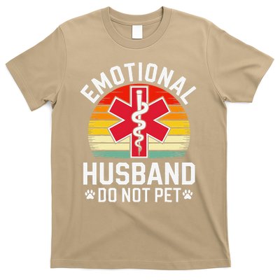 Emotional Support Husband Do Not Pet Funny Husband Vintage T-Shirt