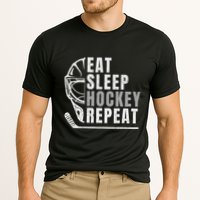 Eat Sleep Hockey Repeat Cooling Performance Crew T-Shirt