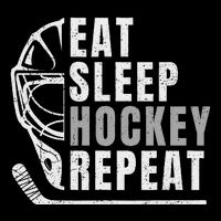 Eat Sleep Hockey Repeat Cooling Performance Crew T-Shirt