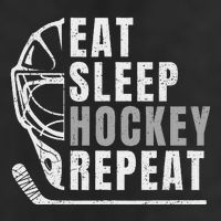 Eat Sleep Hockey Repeat Adult Drive Performance Visor