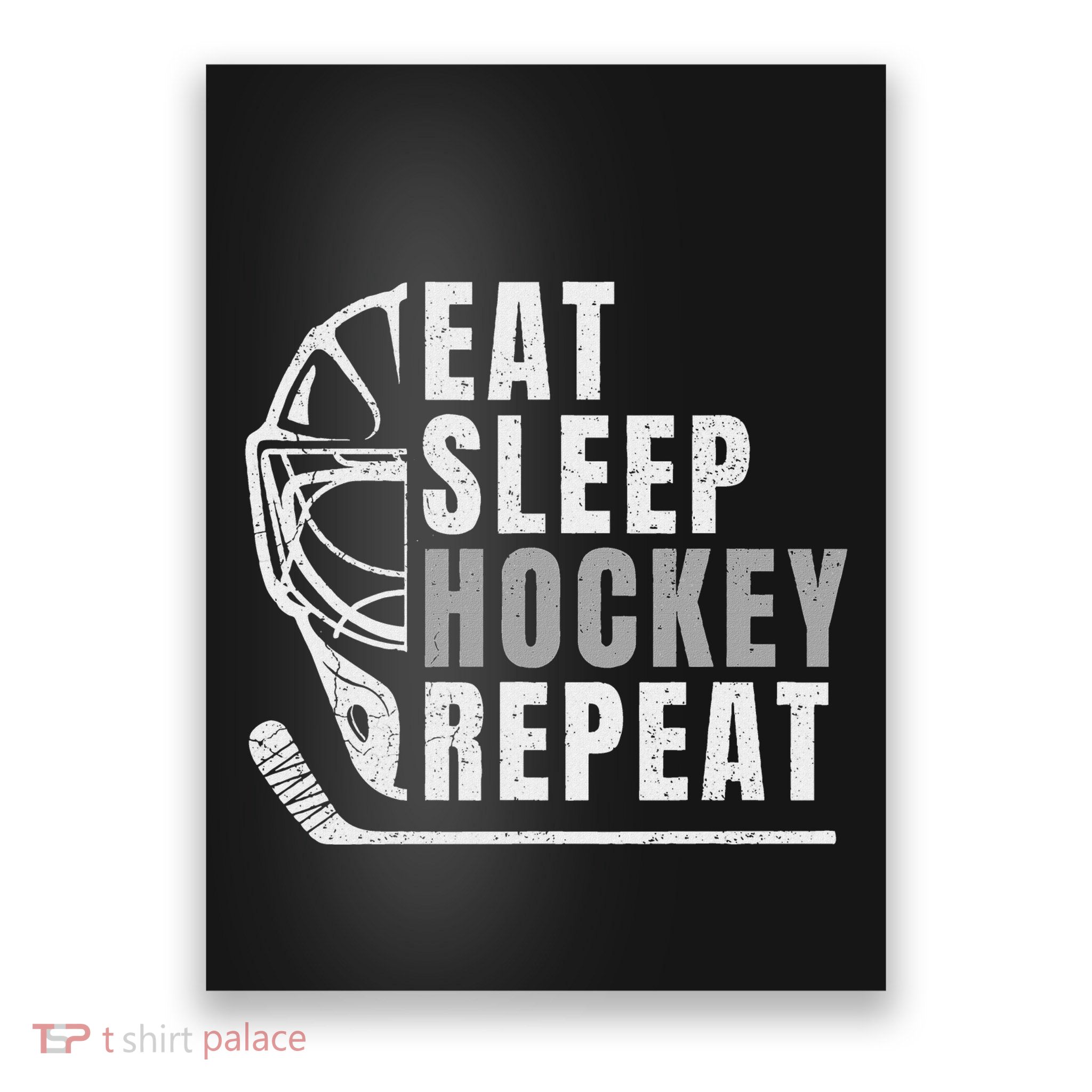 Eat Sleep Hockey Repeat Poster