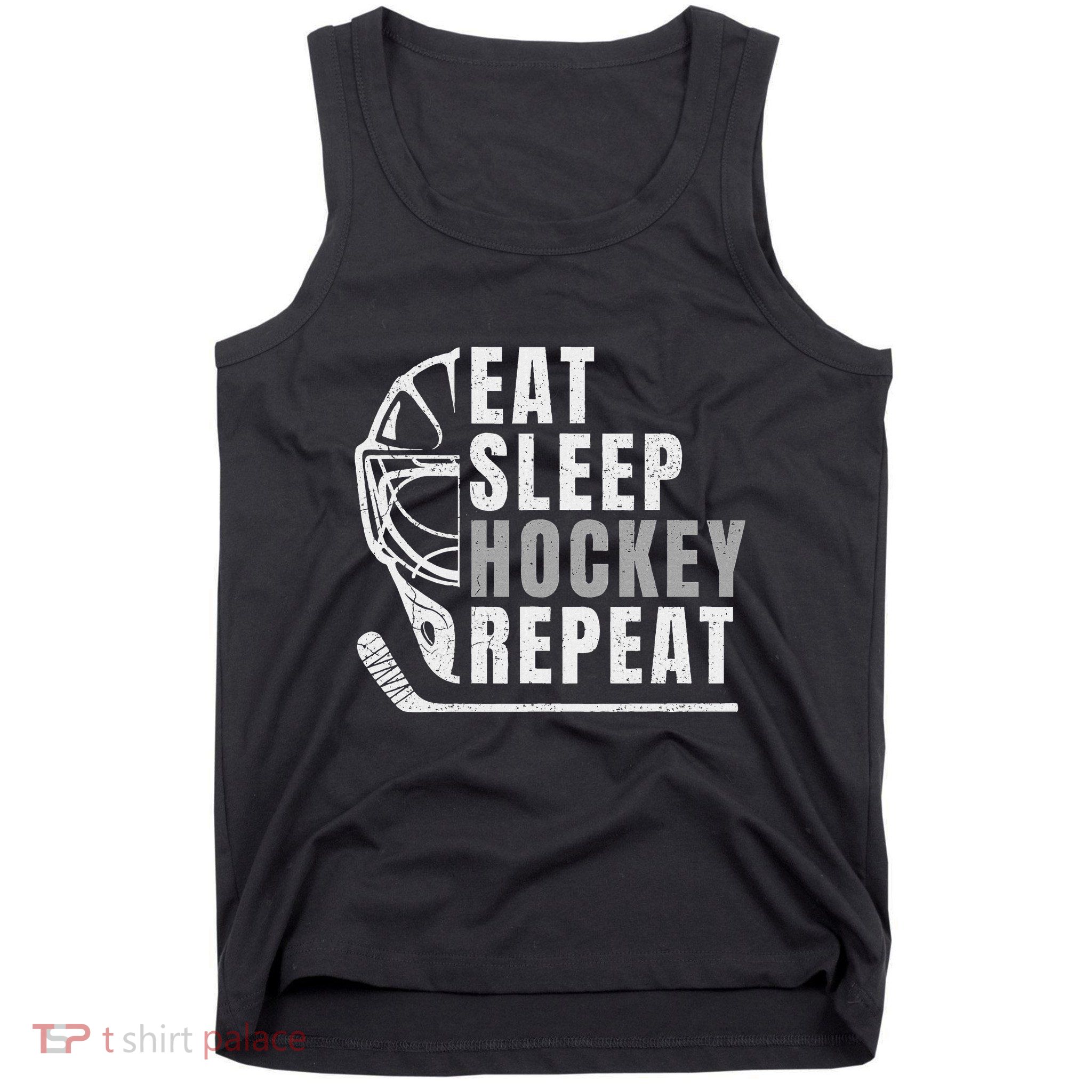 Eat Sleep Hockey Repeat Tank Top