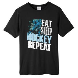 Eat Sleep Hockey Repeat Ice Hockey Player Gift Tall Fusion ChromaSoft Performance T-Shirt