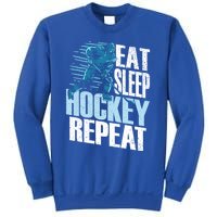 Eat Sleep Hockey Repeat Ice Hockey Player Gift Sweatshirt